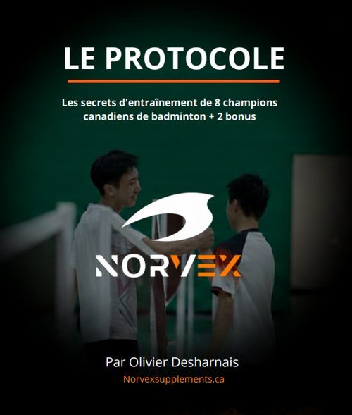 Le Protocole Norvex – Guide PDF badminton par Olivier Desharnais