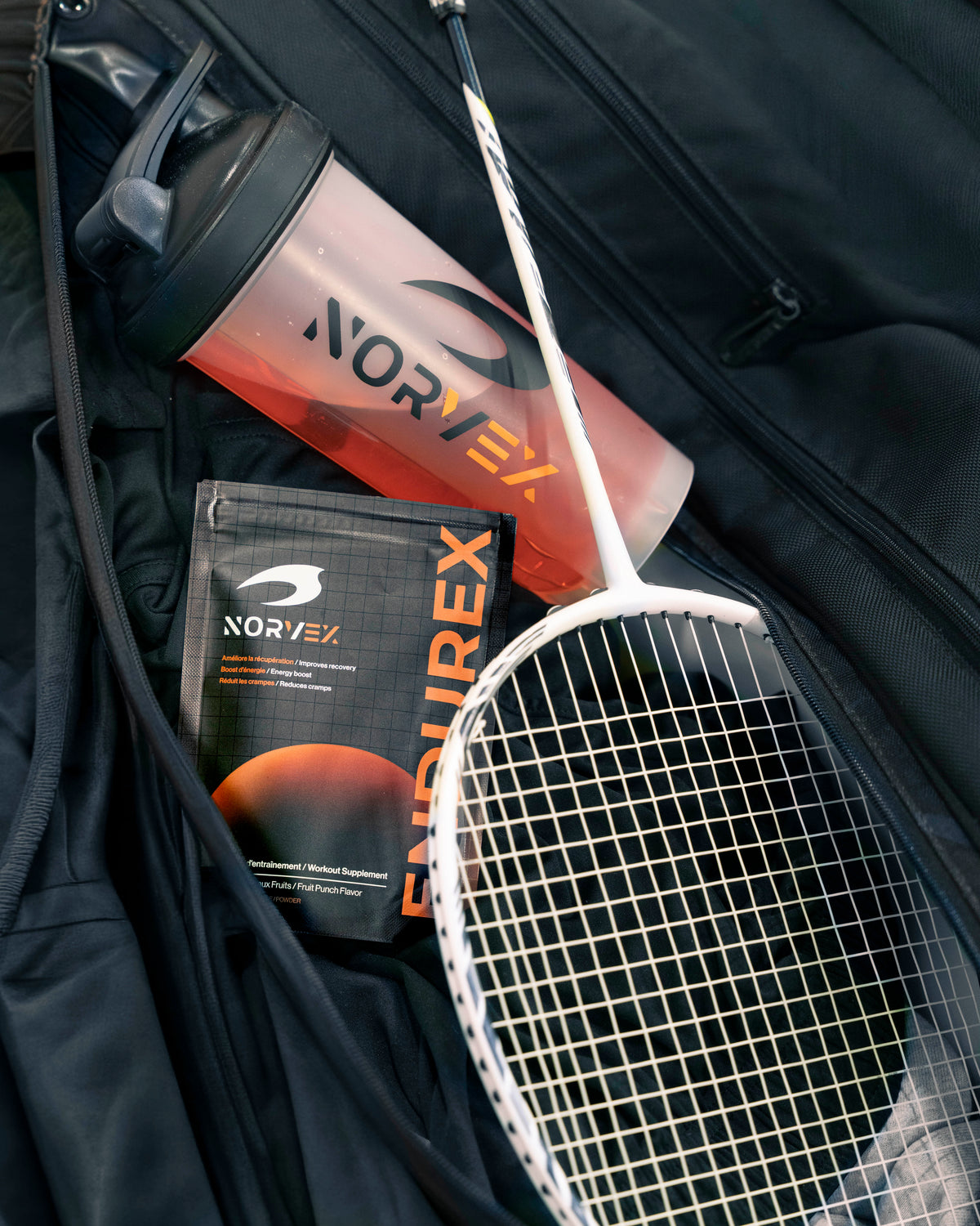 Supplément badminton endurance et récupération Norvex